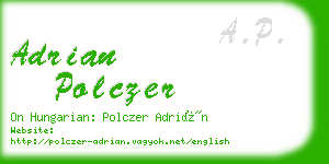 adrian polczer business card